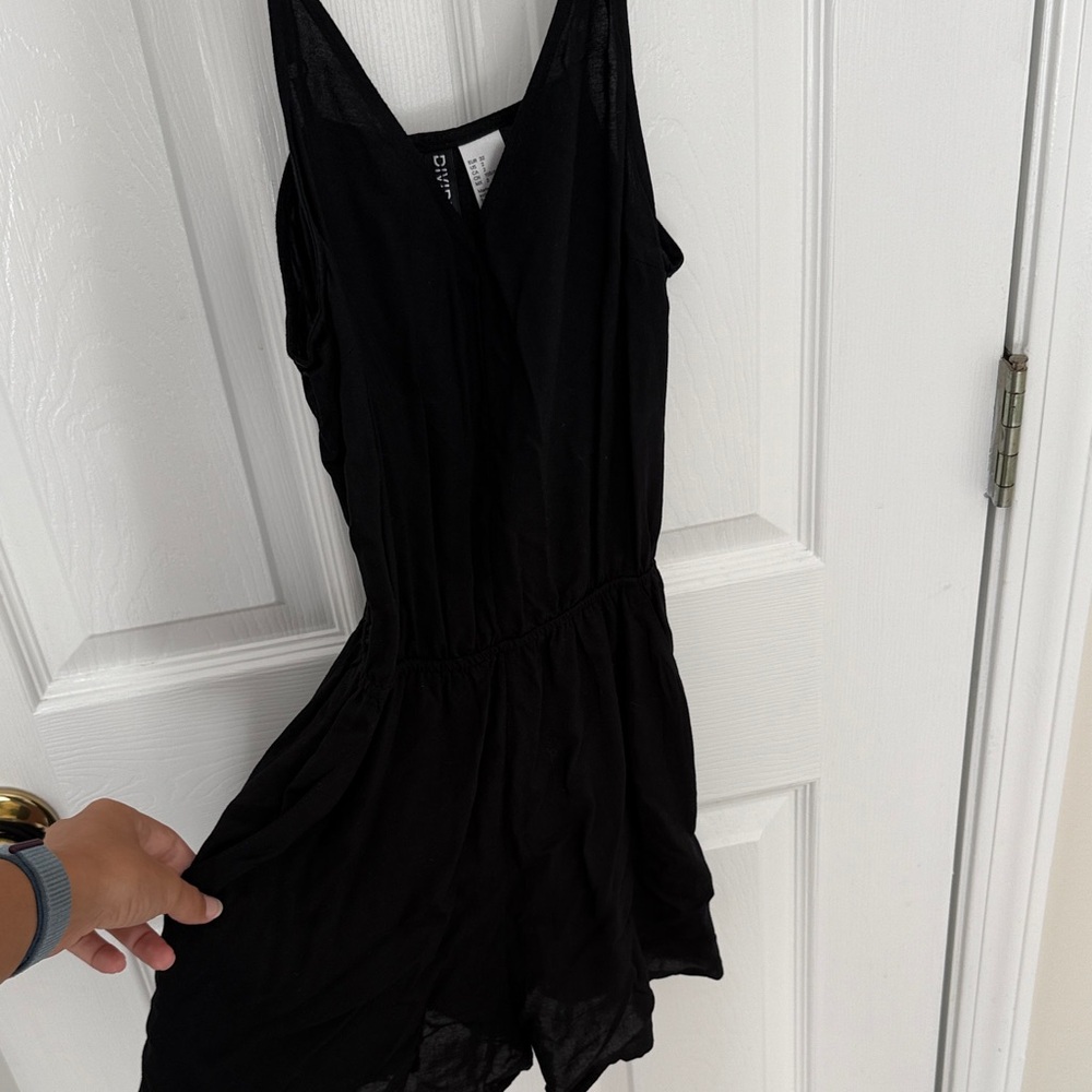 H&M Black Sleeveless Romper